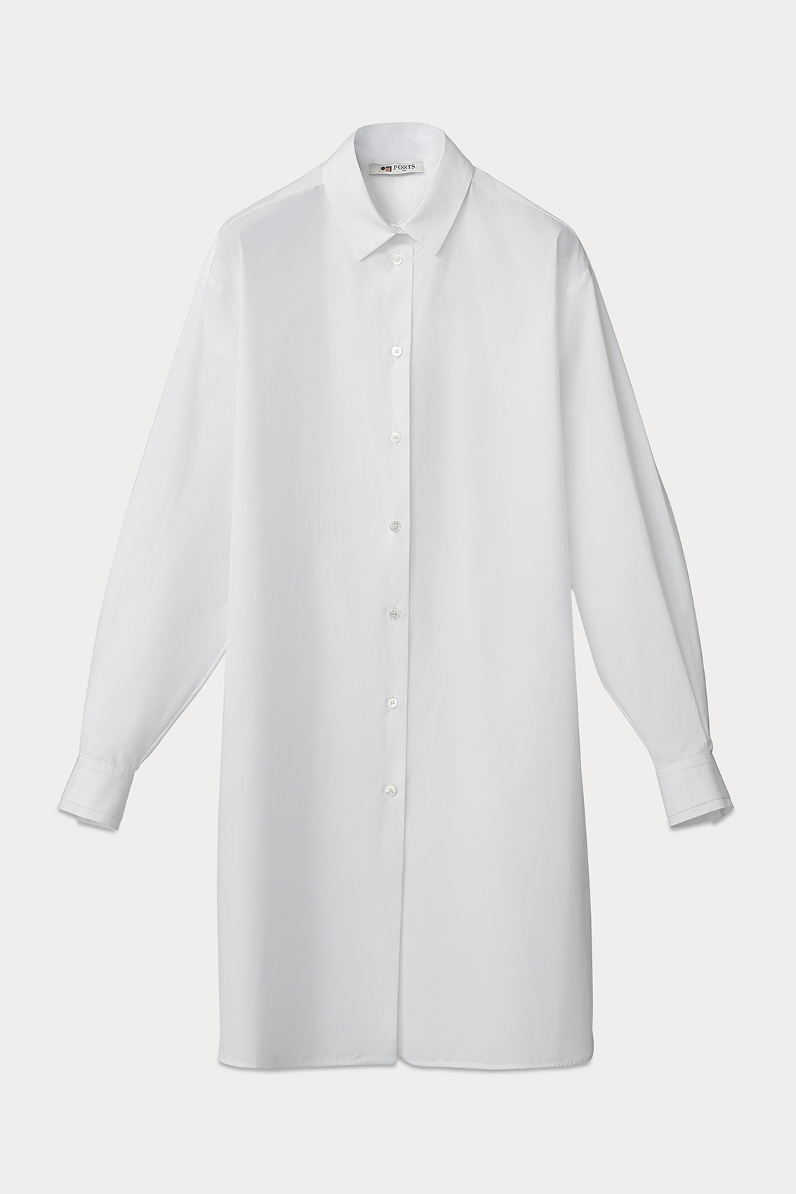 Back Pleated White Shirt Dress | Dress ...